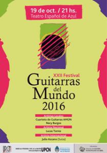 Julio Azcano y Lucas Torres en el Festival Guitarras del Mundo 